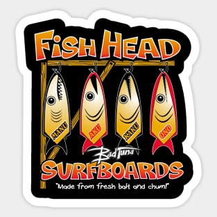 Fish Heads Surfboards Sticker